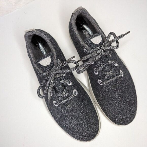 Allbirds Wool Runners Comfort Shoes Gray Lace Up Womens Size 10 - Picture 5 of 11